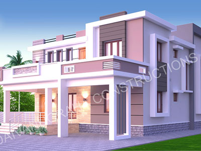 Residential house construction