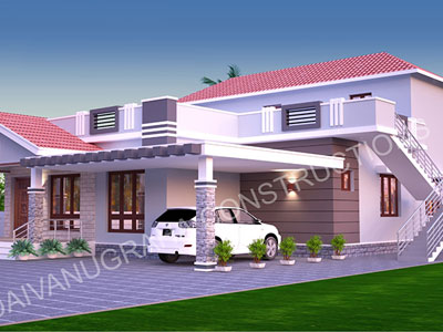 Residential house construction