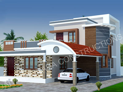 Residential house construction