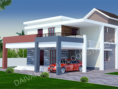Residential house construction
